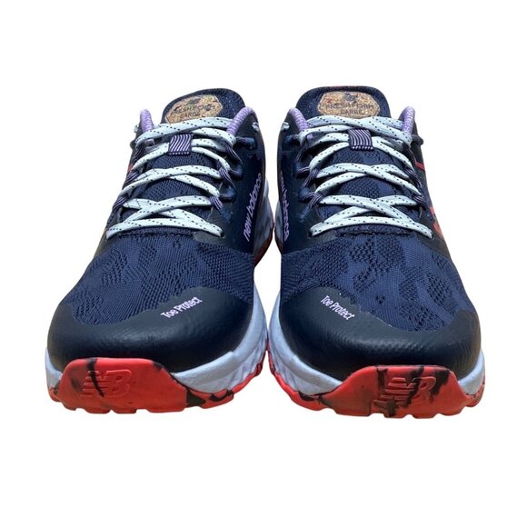 New Balance Women's Navy Blue & Purple Mesh Fresh Foam Garoé Running Shoes Sz 9 - Picture 2 of 8